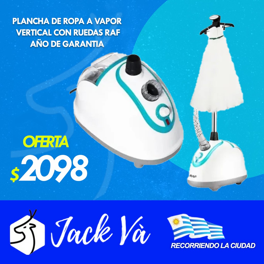 Plancha de ropa a vapor vertical con ruedas RAF  plancha de ropa a vapor - Verano